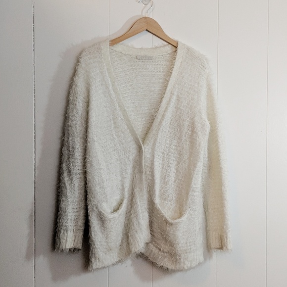 Hinge Eyelash Knit Textured Cardigan - Picture 5 of 7